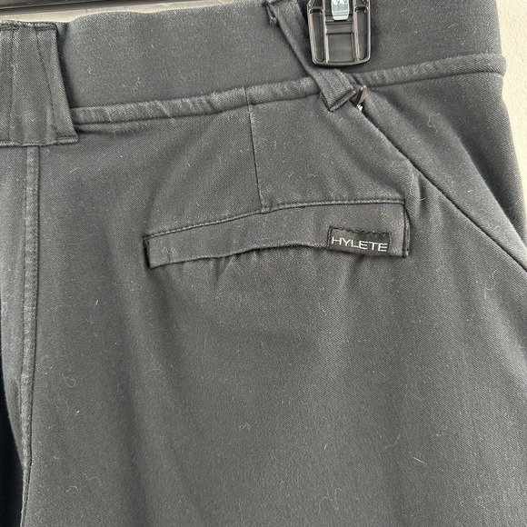 Hylete Stretch Walk Shorts Mens Black Performance Chino Golf‎ Casual 34 - Picture 6 of 9
